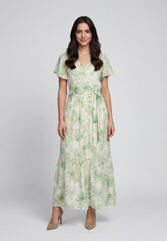 Robe Usha en vert : devant