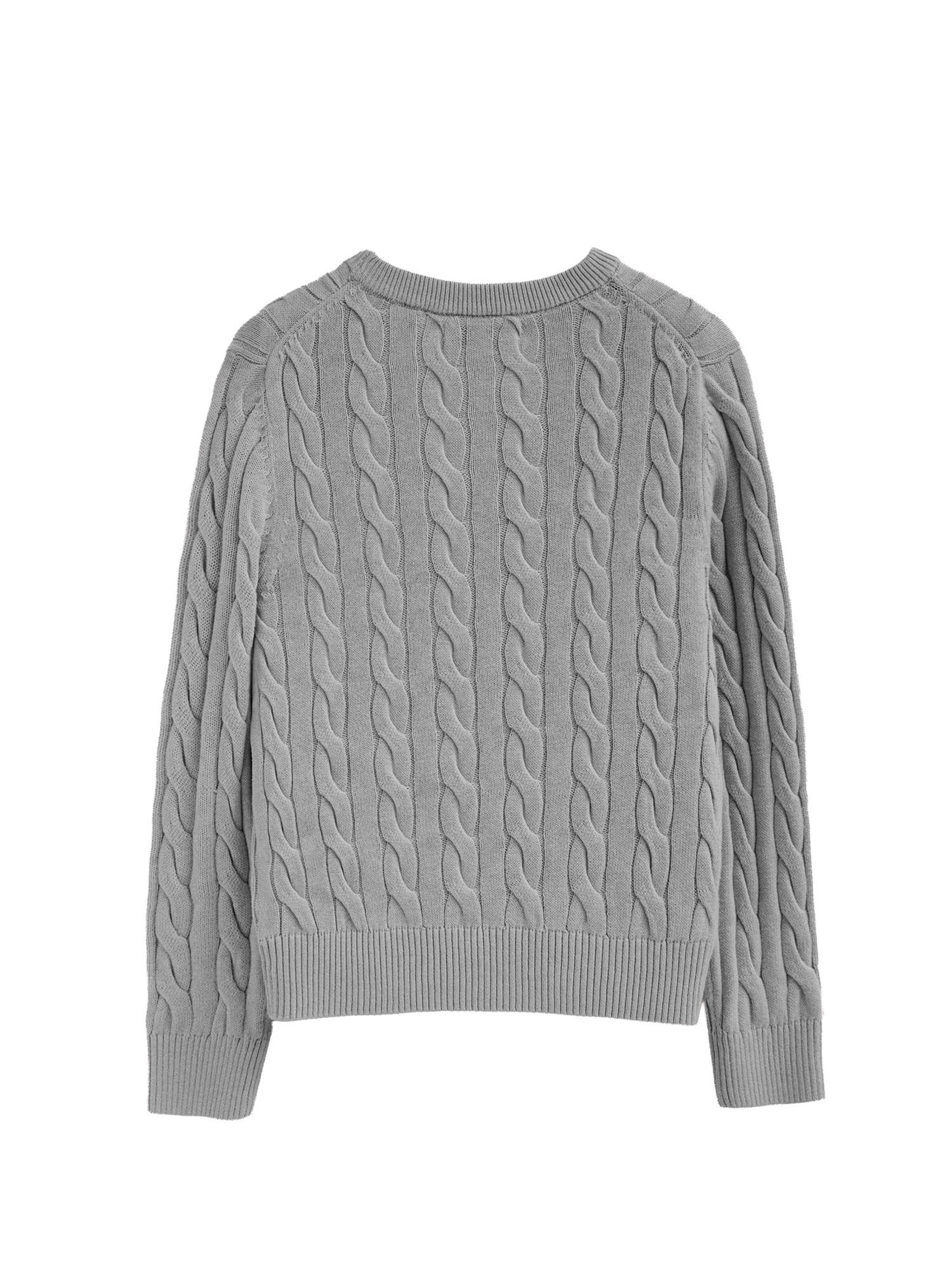 Polo Club Sweater ' RIGBY ' in Grey