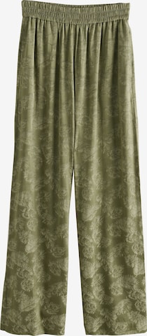 NextWide Leg/ Široke nogavice Hlače - zelena boja: prednji dio