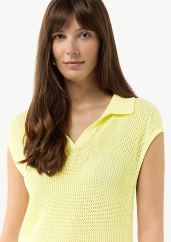 Pull-over comma casual identity en jaune