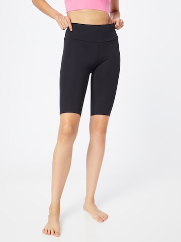 Hey Honey Skinny Workout Pants in Black: front