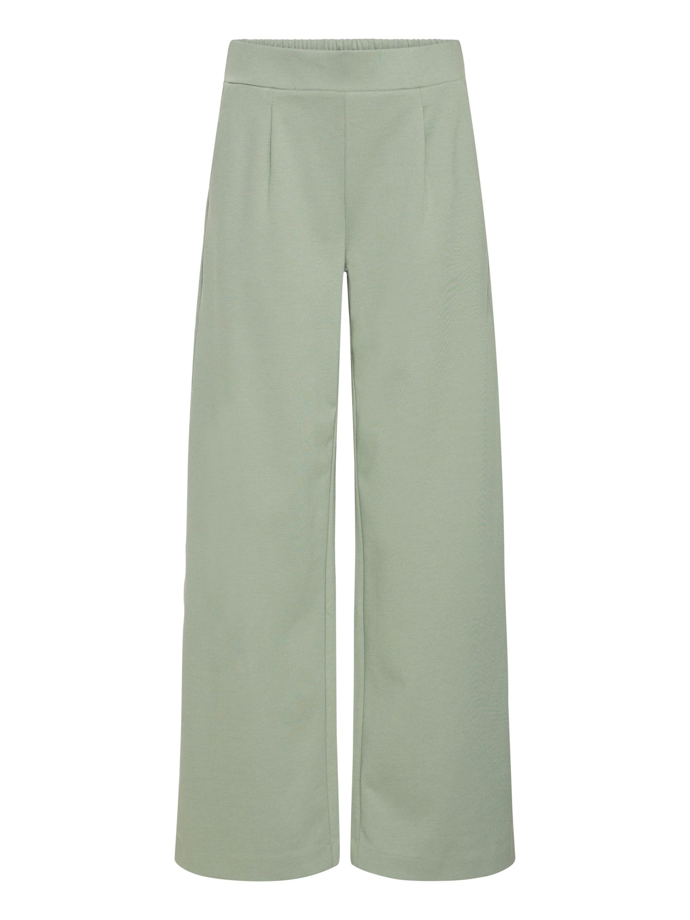 b.young Bandplooibroek &#x27;Rizetta&#x27; in Groen: voorkant