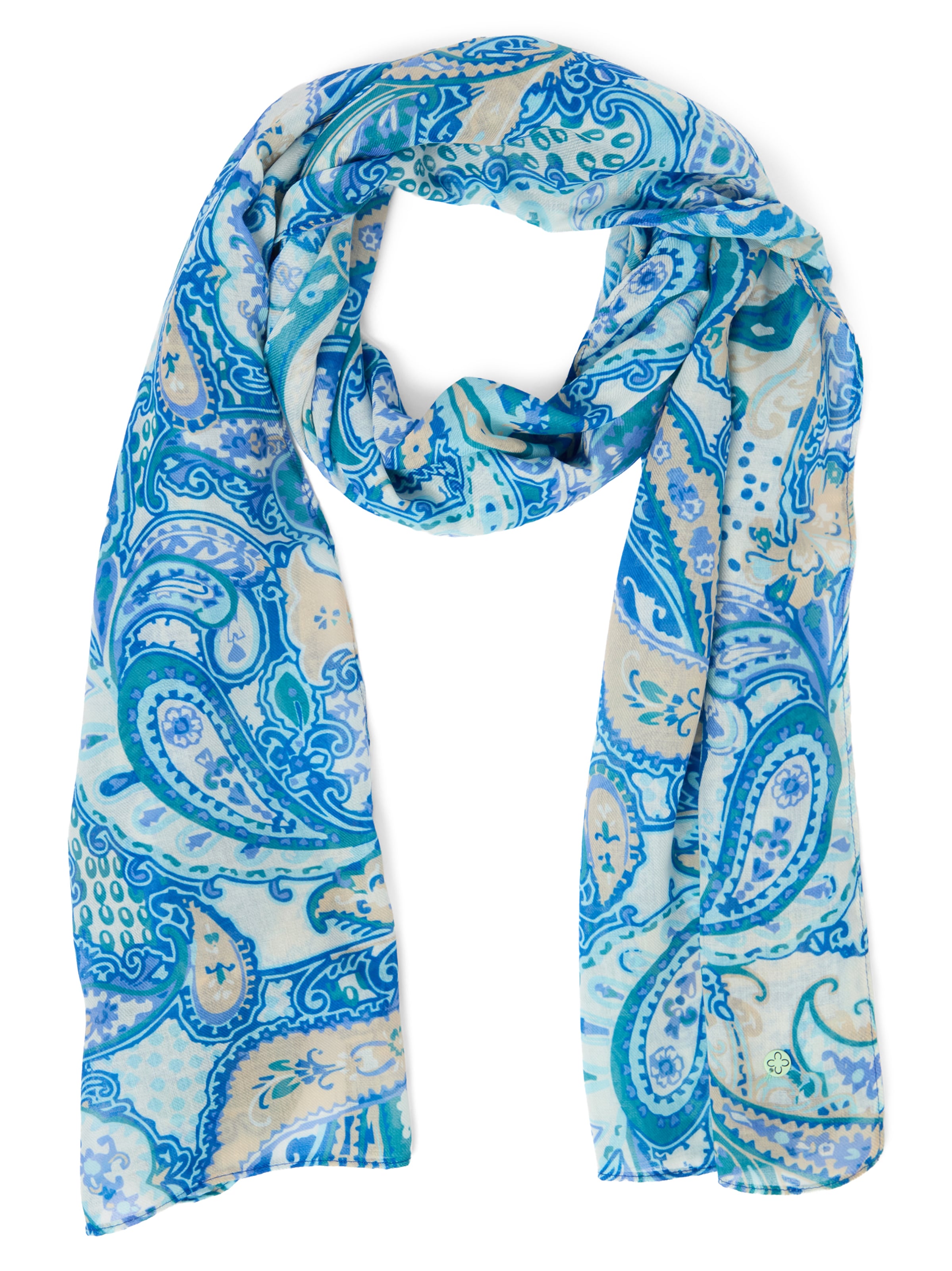 CODELLO Schal in Blau: Vorderseite