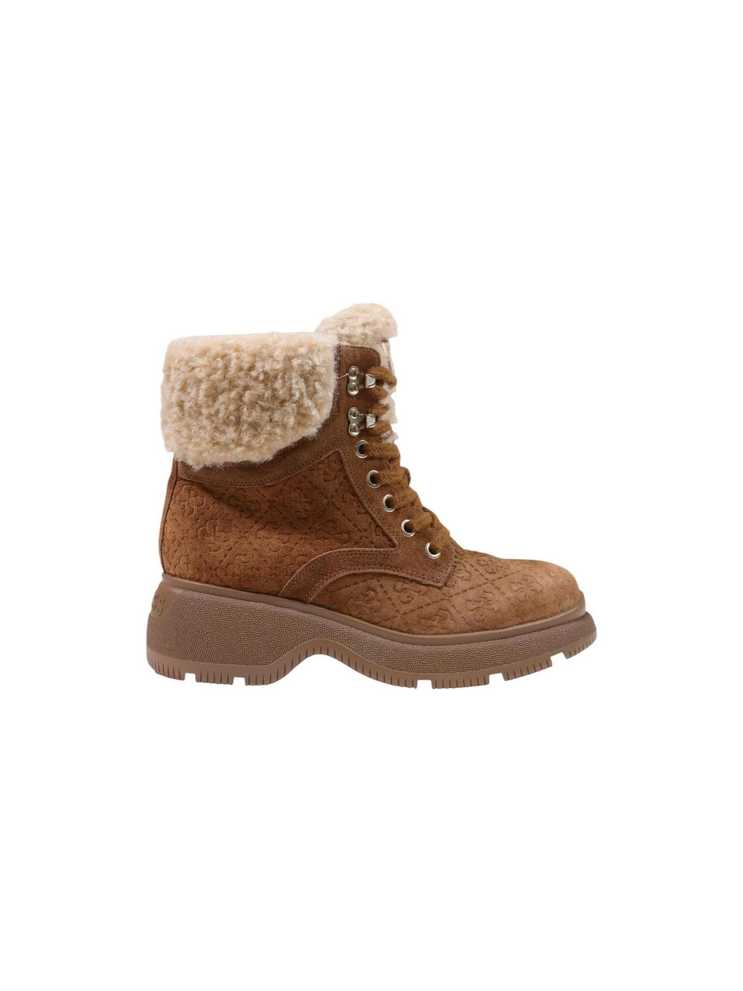 Boots 'VIKKI FLFVIK SUE10' di GUESS in marrone: frontale