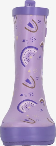 ZigZag Rubber Boots 'Gemus' in Purple