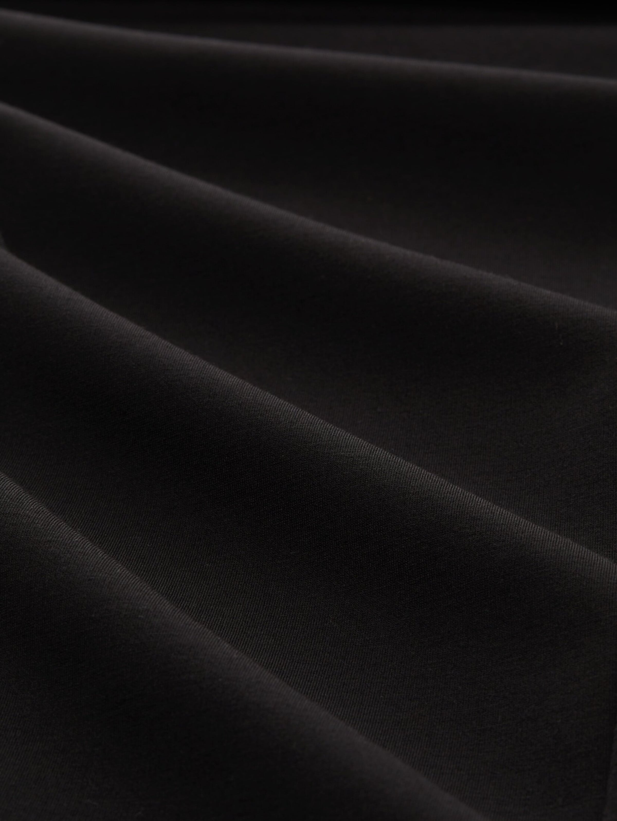 TOM TAILOR Normální Kalhoty se sklady v pase – černá