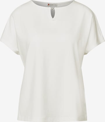 STREET ONE Shirt in White: front
