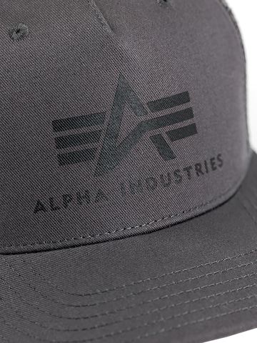 ALPHA INDUSTRIES Cap 'Basic'‌‌‌‌‌ in Grau
