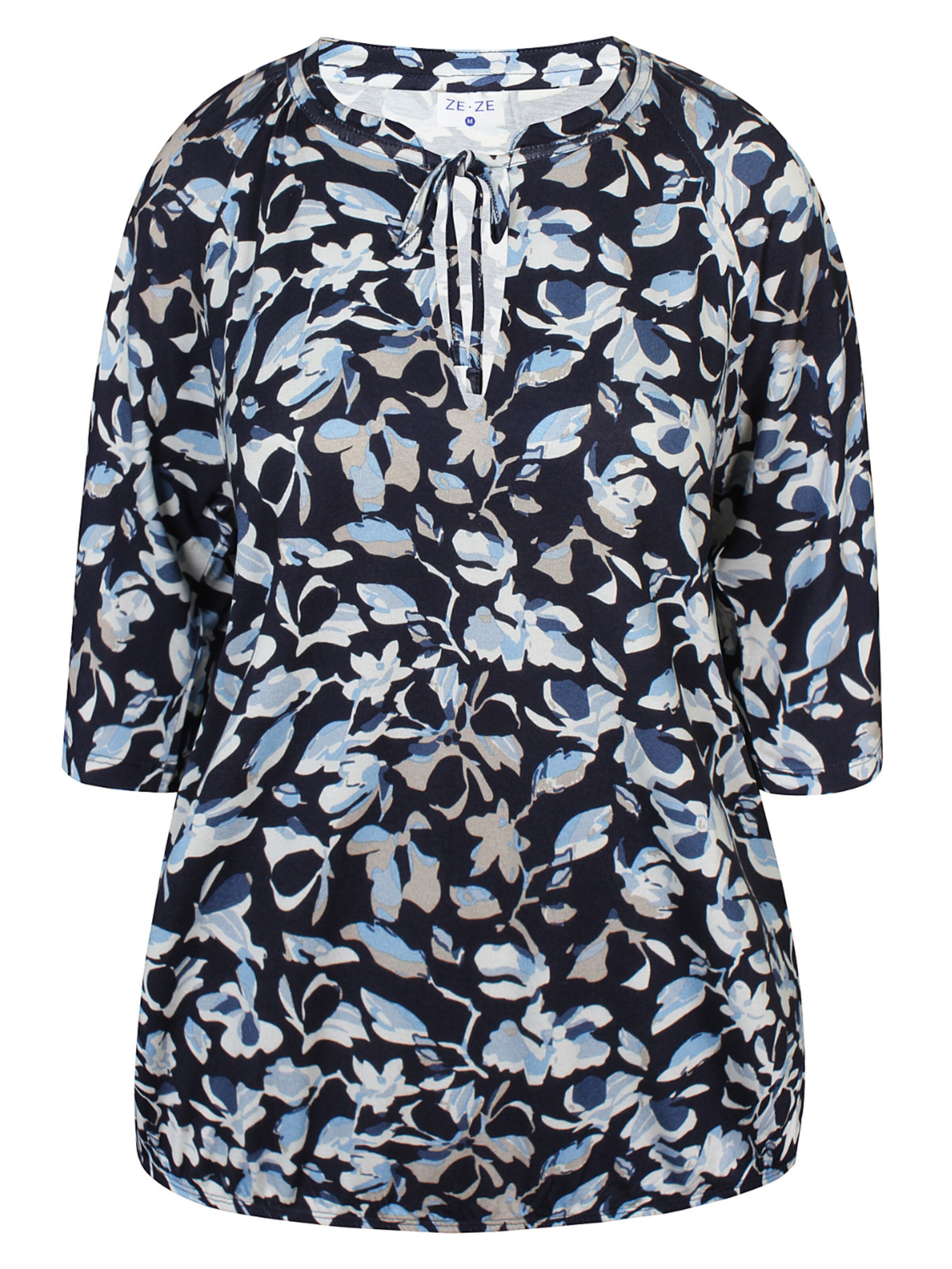 ze-ze Bluse 'Corinna 979'‌ in Blau: Vorderseite