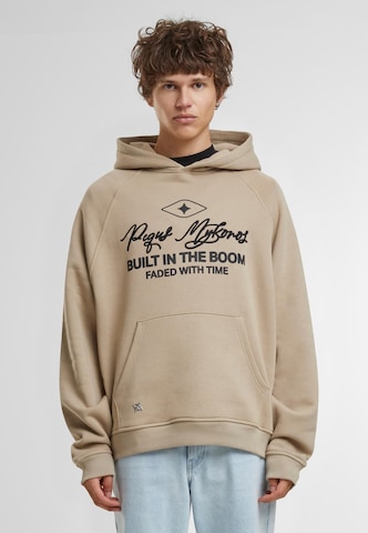 Pequs Sweatshirt 'Built In The Boom' in Grey: front