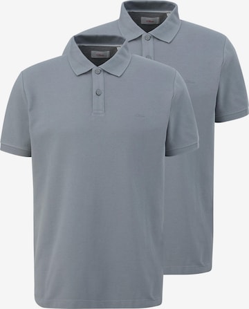 s.Oliver Shirt 'Basic' in Grau: Vorderseite