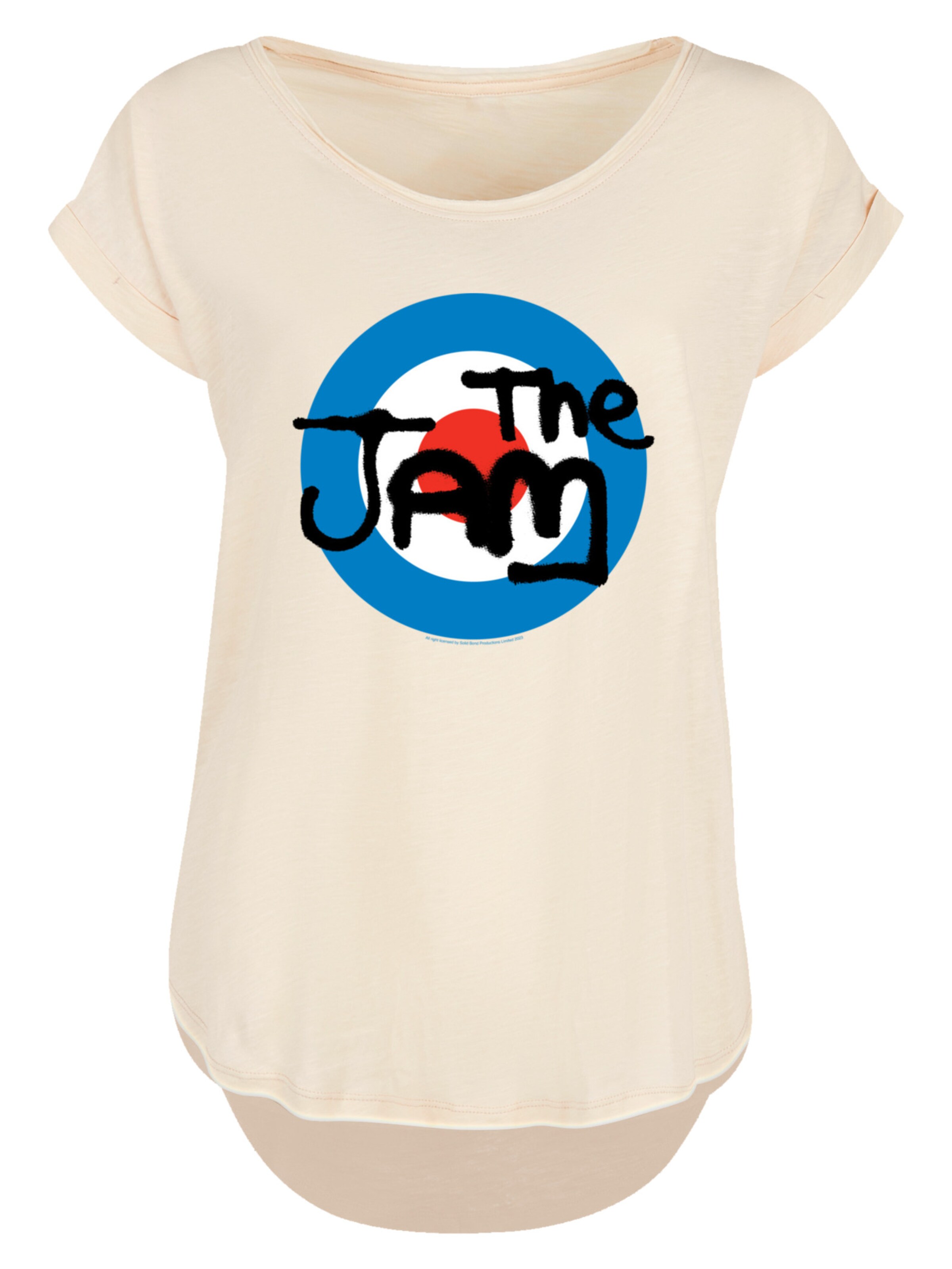F4NT4STIC Shirt 'The Jam Band Classic Logo' in Beige: Vorderseite