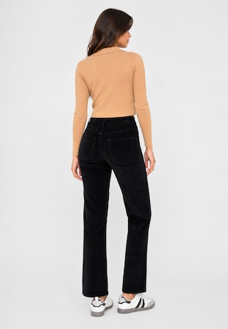 Regular Pantalon Elara en noir