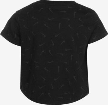 Tricou funcțional 'Swooshfetti' de la NIKE pe negru