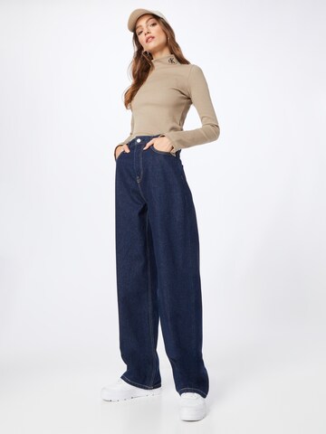 Calvin Klein Jeans Wide Leg Jeans in Blau