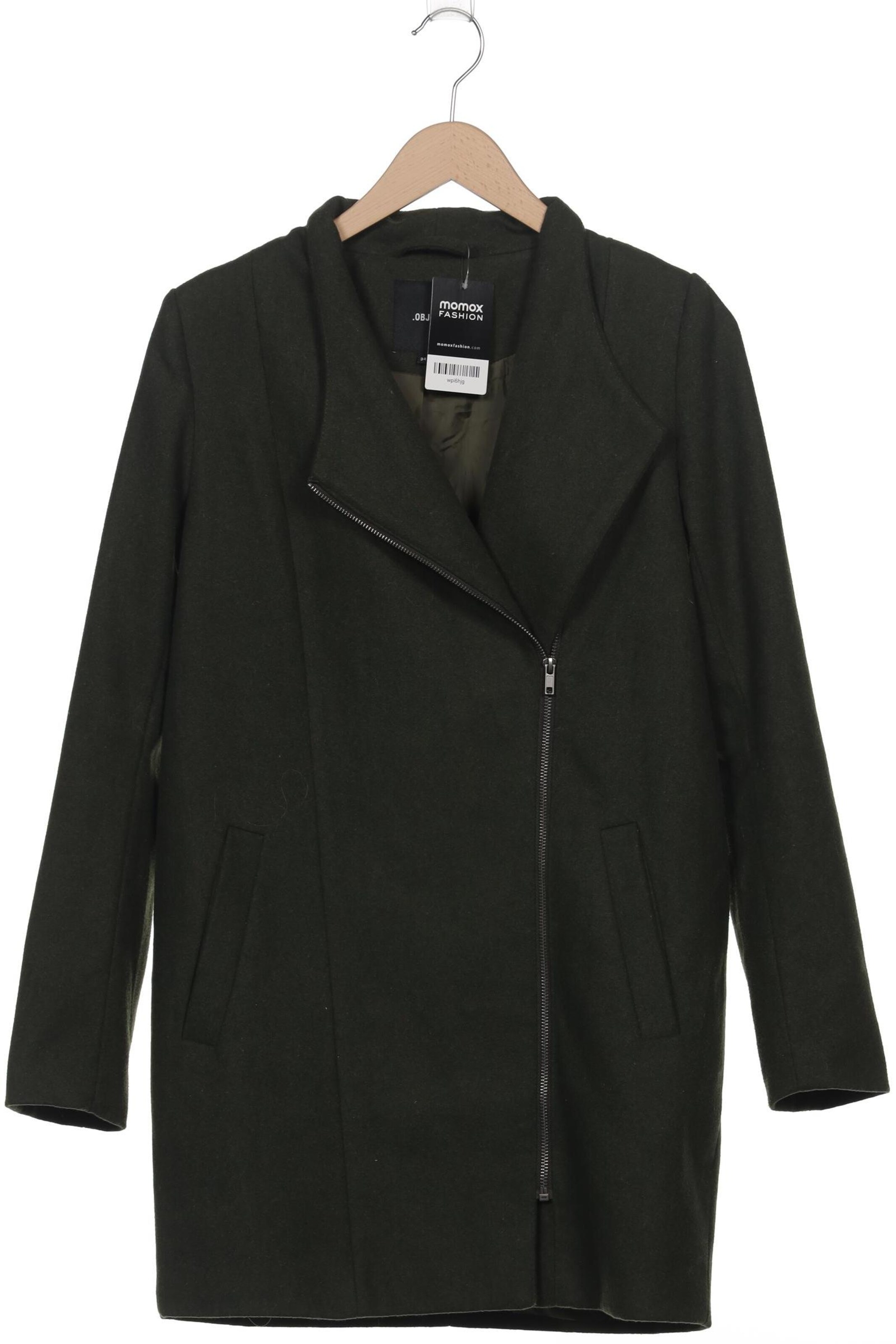 OBJECT Mantel XS in Grün: Vorderseite