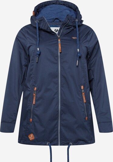 Ragwear Plus Prijelazna jakna 'ZUZKA' u mornarsko plava / smeđa, Pregled proizvoda