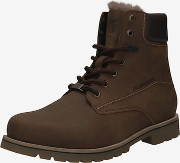 SALAMANDERČizme sa vezicama - smeđa boja: prednji dio