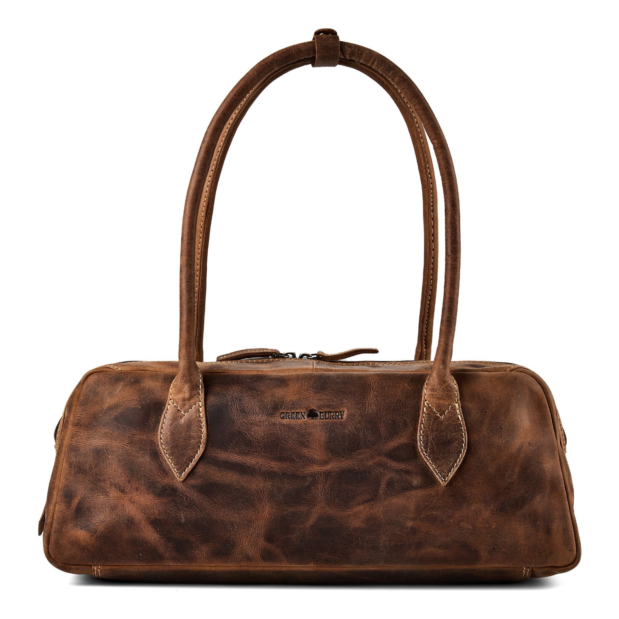 GREENBURRY Schultertasche in One Size in braun, Produktansicht