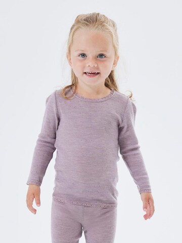 Maglietta 'NMFWang' di NAME IT in lilla: frontale