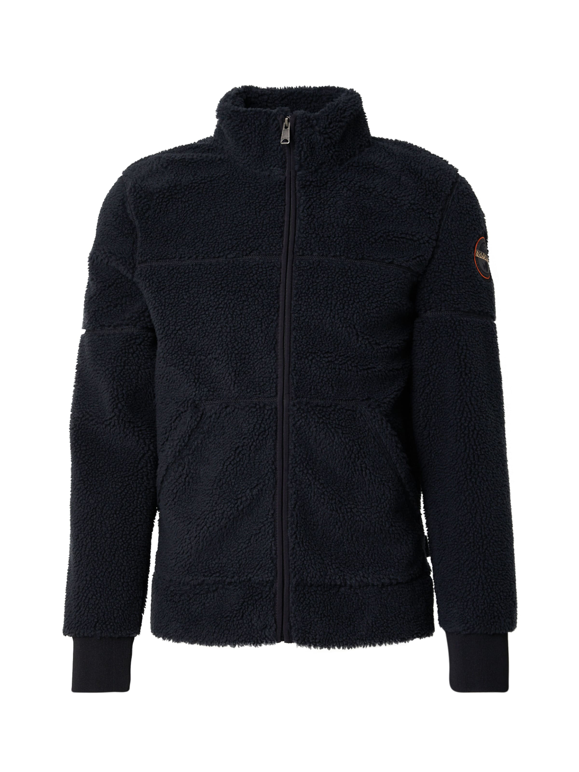 NAPAPIJRI - Chaqueta polar 'TARALGA' en negro: frente