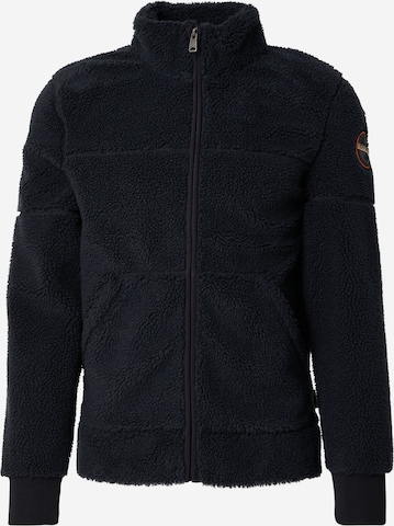 NAPAPIJRI Fleecejacke 'TARALGA' in Schwarz: Vorderseite