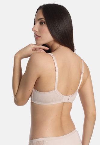 sassa T-shirt Bra 'Beautiful Classic' in Beige