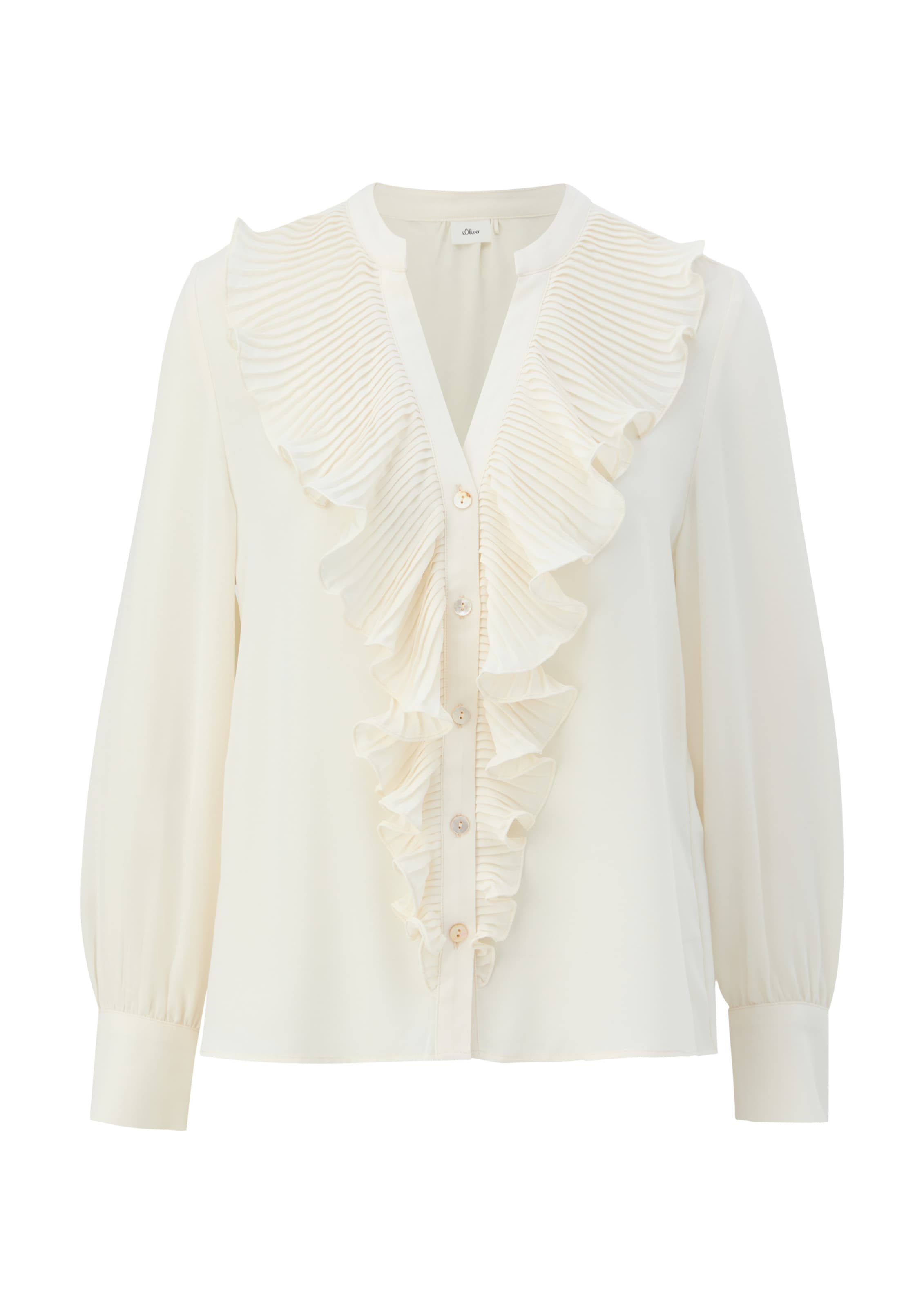s.Oliver BLACK LABEL Blouse in Beige: voorkant