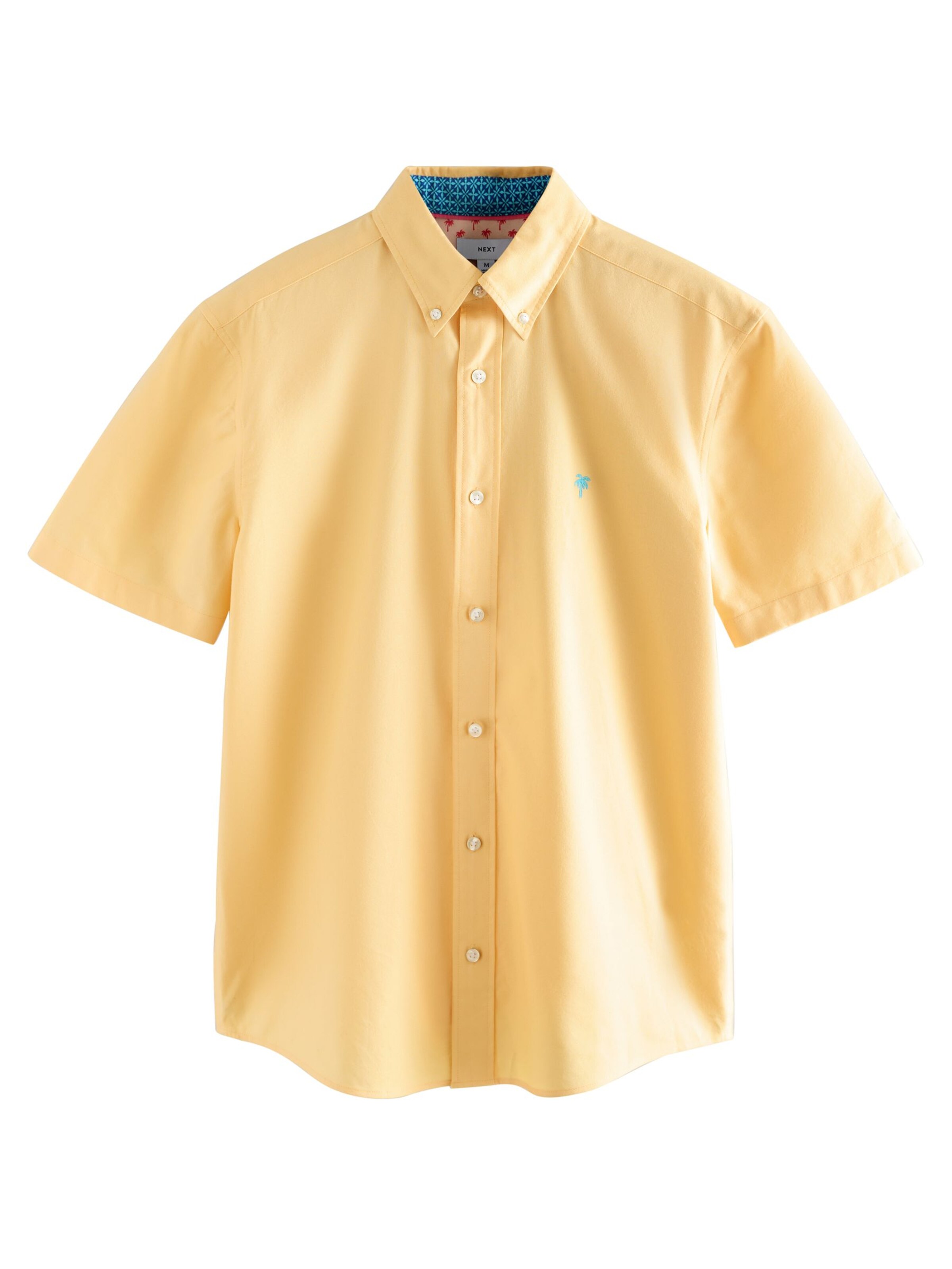 Next Regular fit Πουκάμισο σε κίτρινο: μπροστά