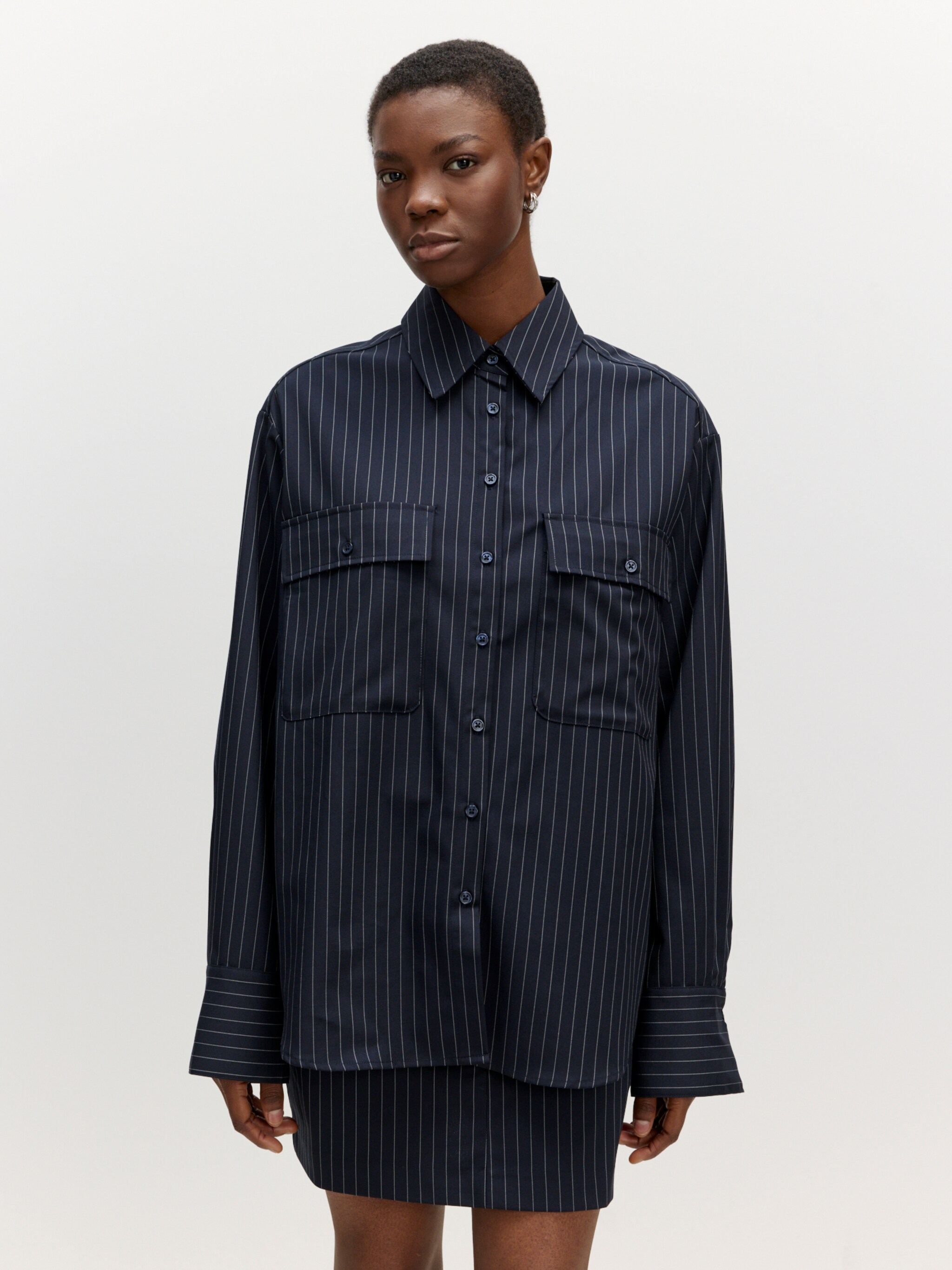 EDITED Producten Blouse 'Elisabetta' Navy