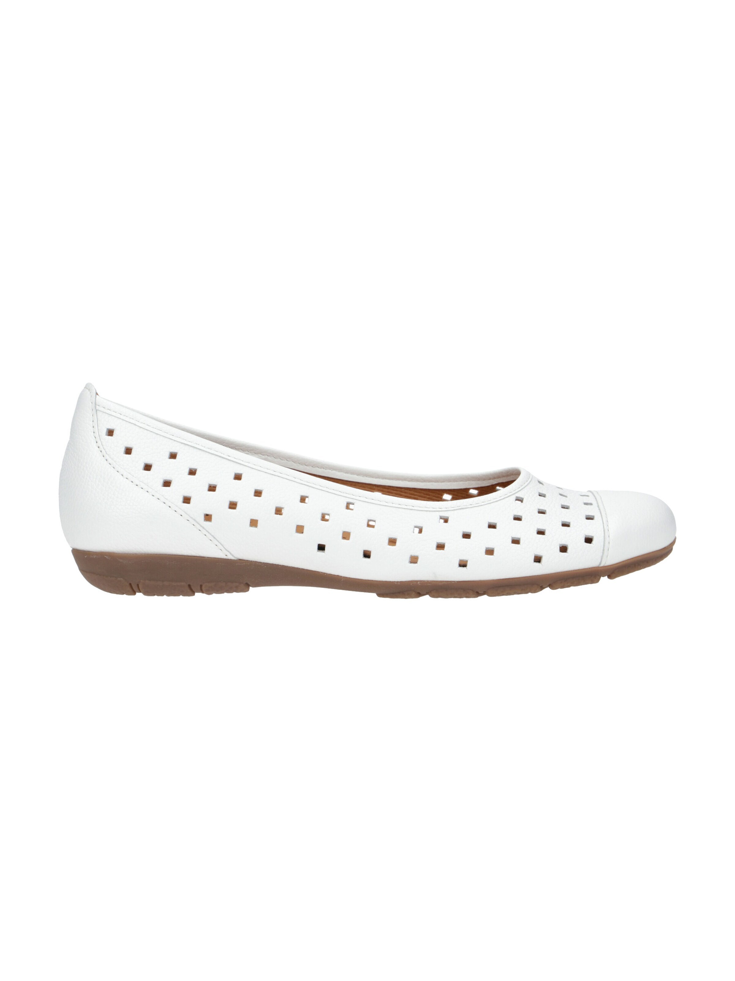 GABOR Ballet Flats in White