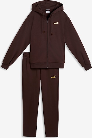 PUMA Tracksuit in Brown: front