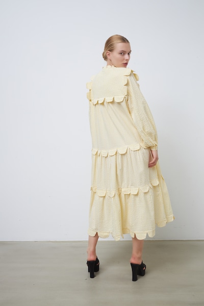 Stella Nova Košeľové šaty 'Loan' - žltá / biela, Produkt