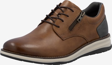 Rieker Lace-Up Shoes in Brown: front