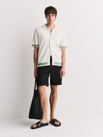 Next Comfort fit Button Up Shirt in Beige