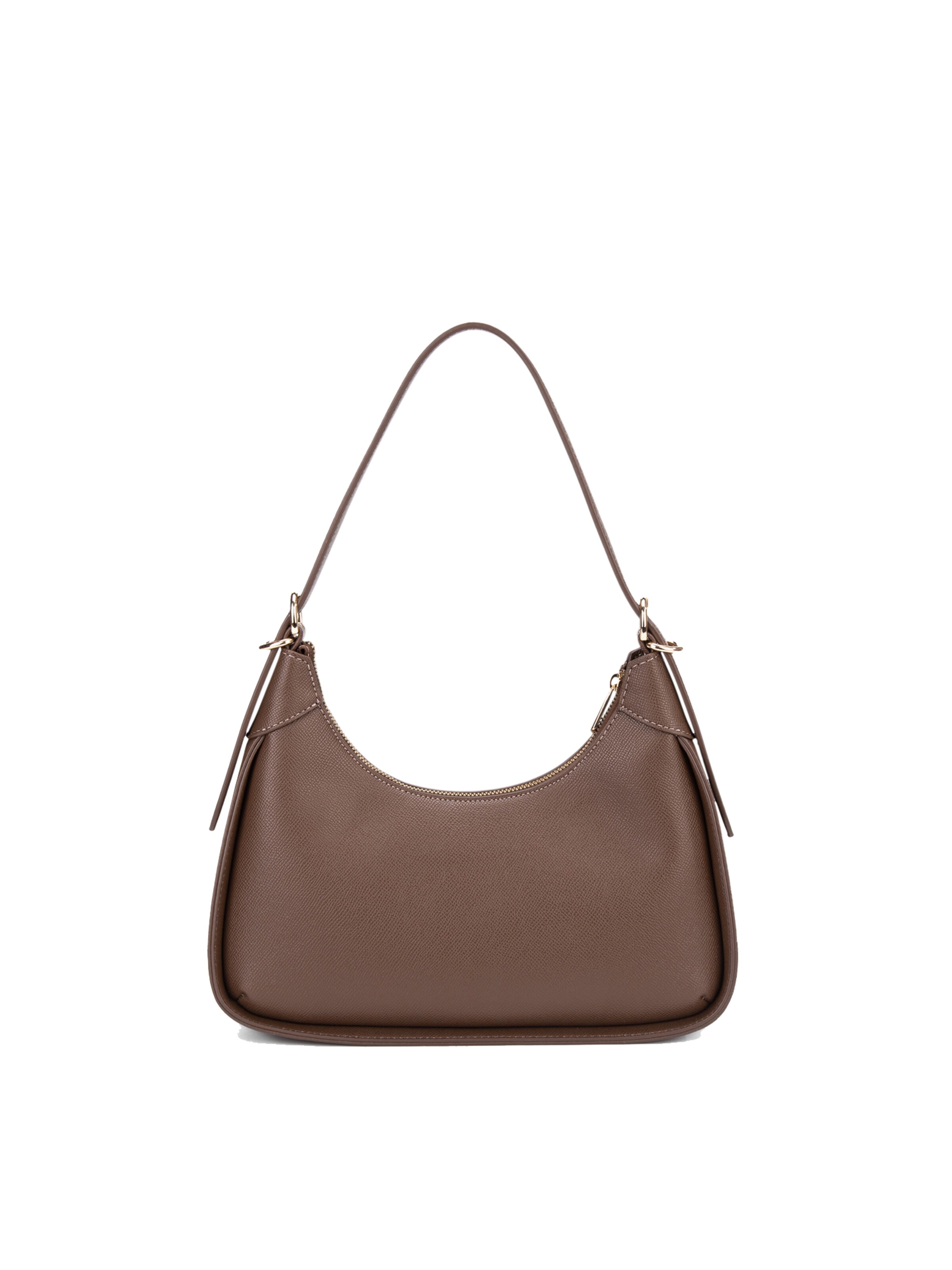Borsa a spalla 'Borsa a spalla donna pelle vegana PU - Lisandra Elite nera' di David Jones in marrone