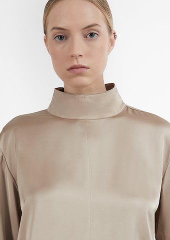 COMMA Blouse in Bruin: voorkant