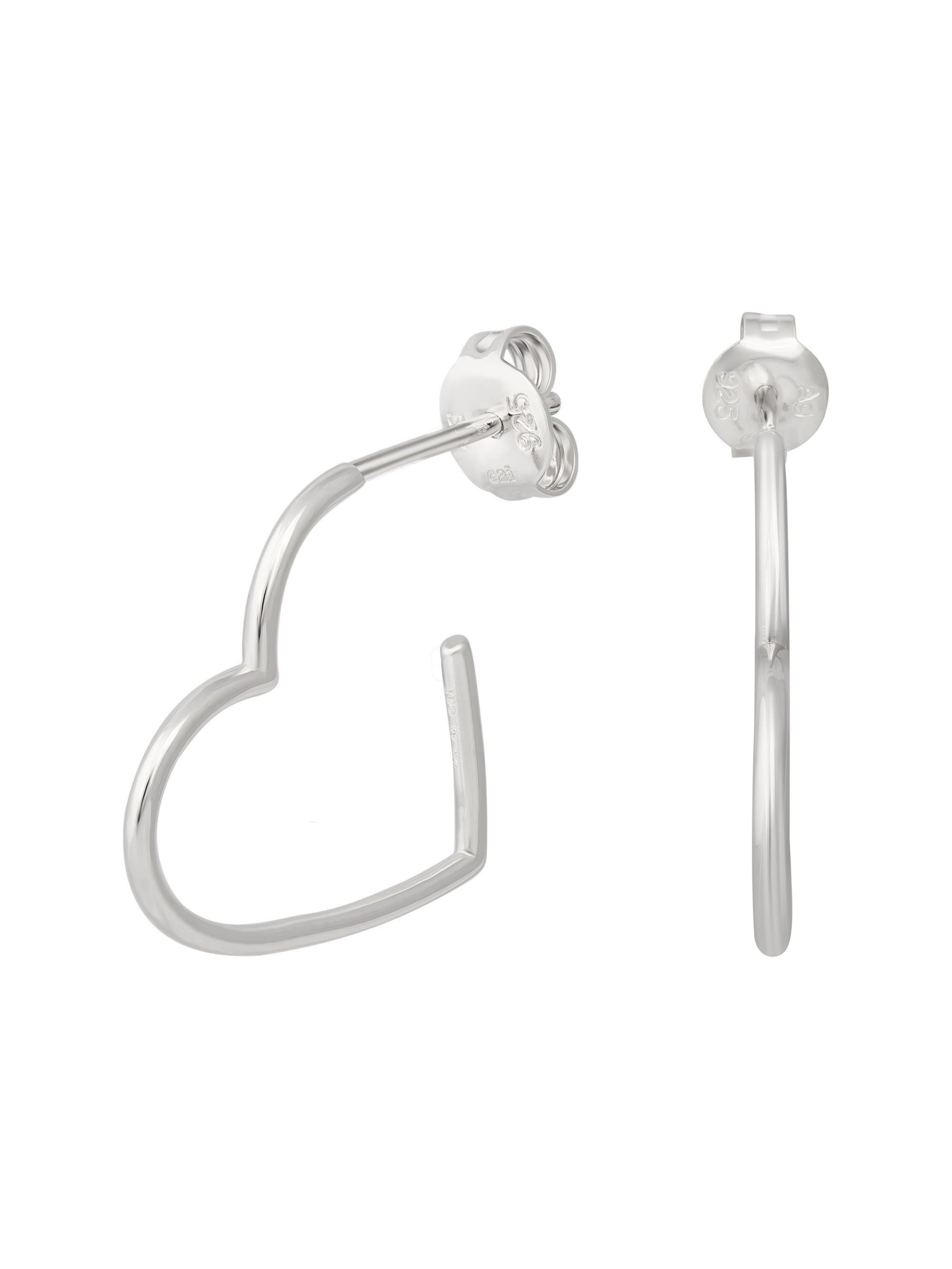 caï Ohrringe in Weiß: Vorderseite