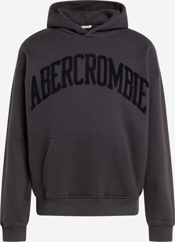 Sweat-shirt Abercrombie & Fitch en noir : devant