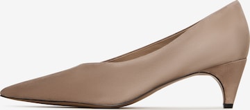 Escarpins CESARE GASPARI en beige : devant