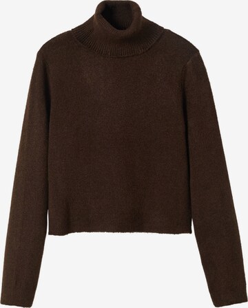 Pull-over 'ICED' MANGO en marron : devant