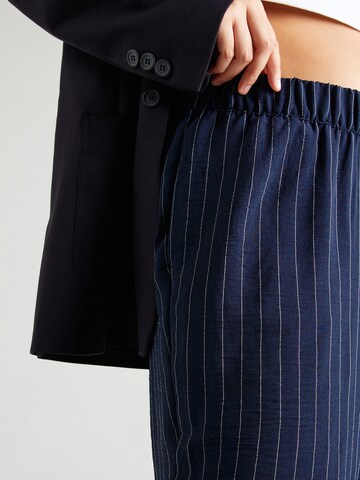 Vero Moda Curve Wide leg Broek 'VMCEMMA' in Blauw