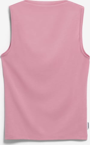 Haut 'LAMINIAA' ARMEDANGELS en rose : devant