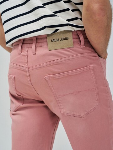 Salsa Jeans Regular Broek 'Joggers' in Roze