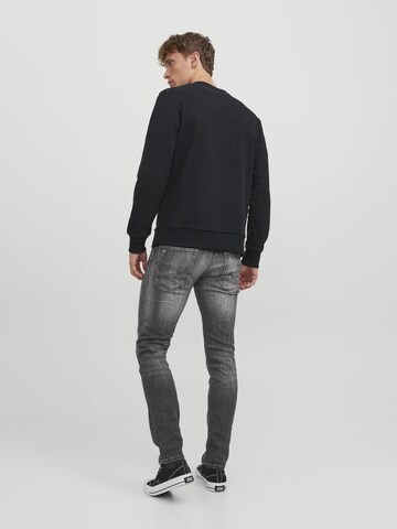 JACK & JONES - Slimfit Calças de ganga 'GLENN' em preto