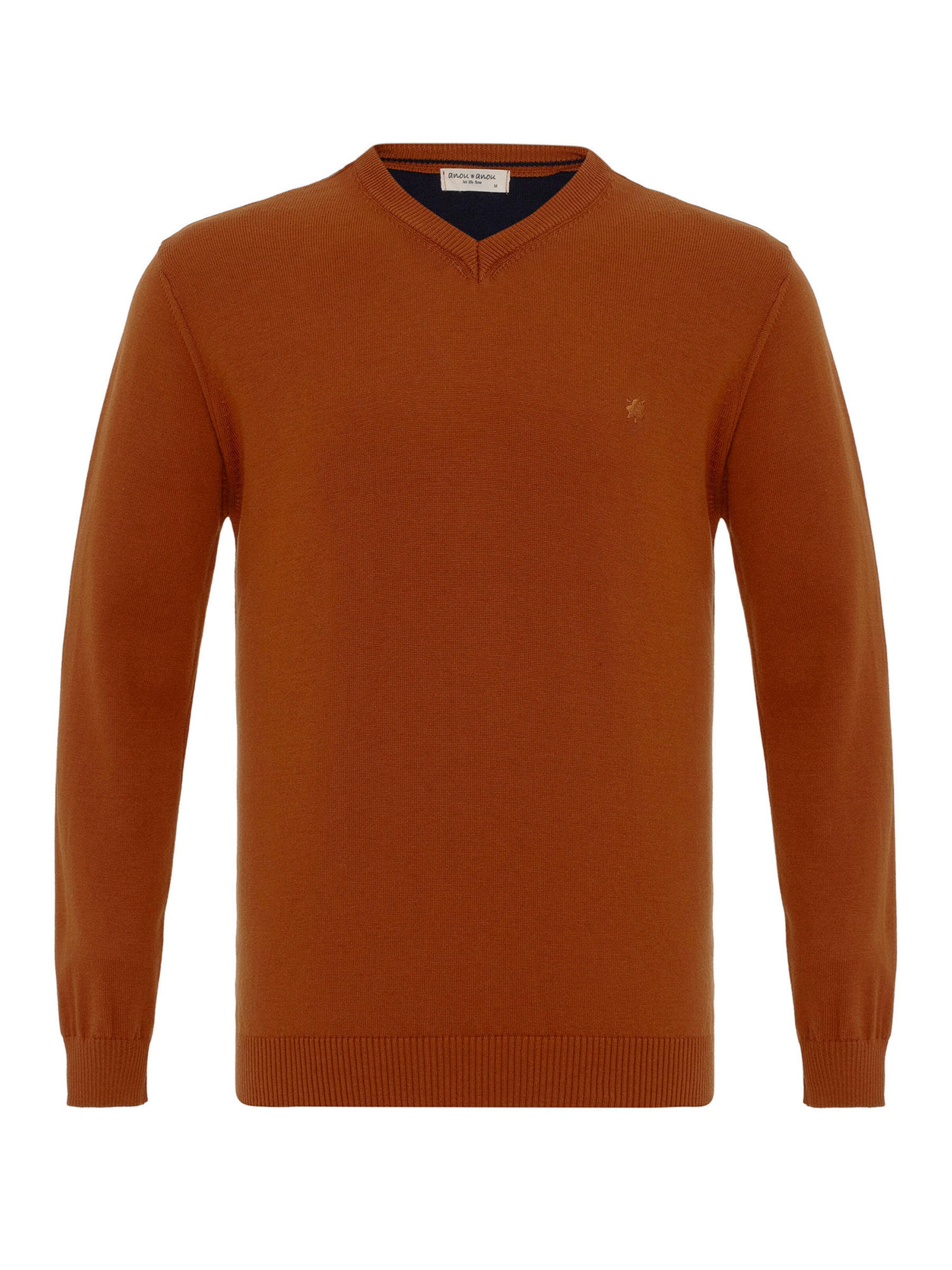 Anou Anou Svetr – hnědá: přední strana