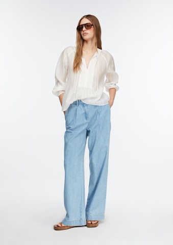 COMMA Bluse in Weiß