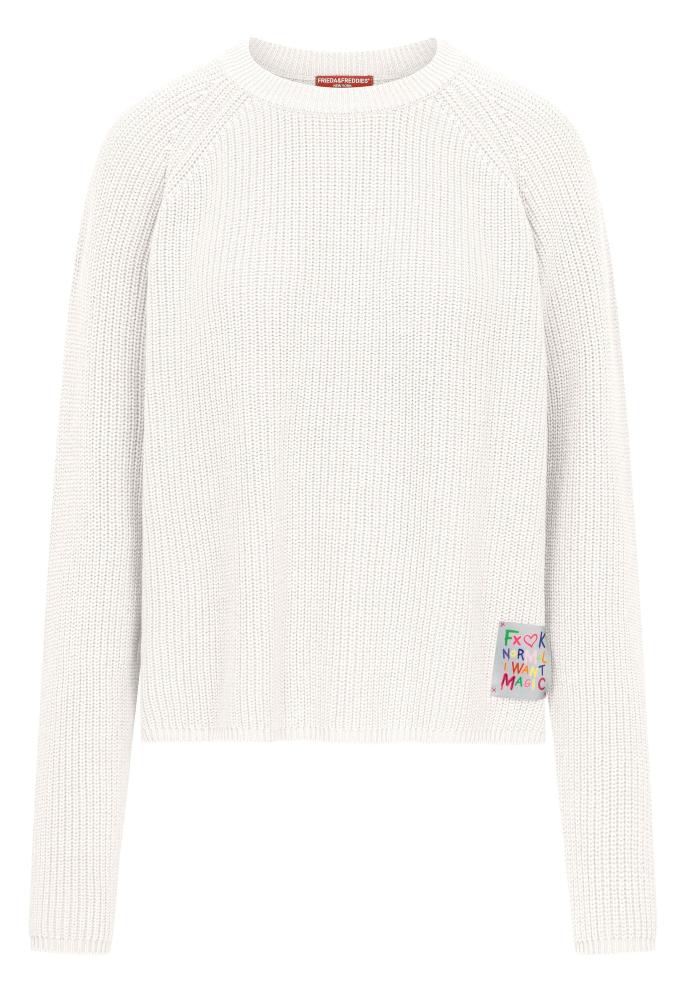 Frieda & Freddies Sweater in White: front