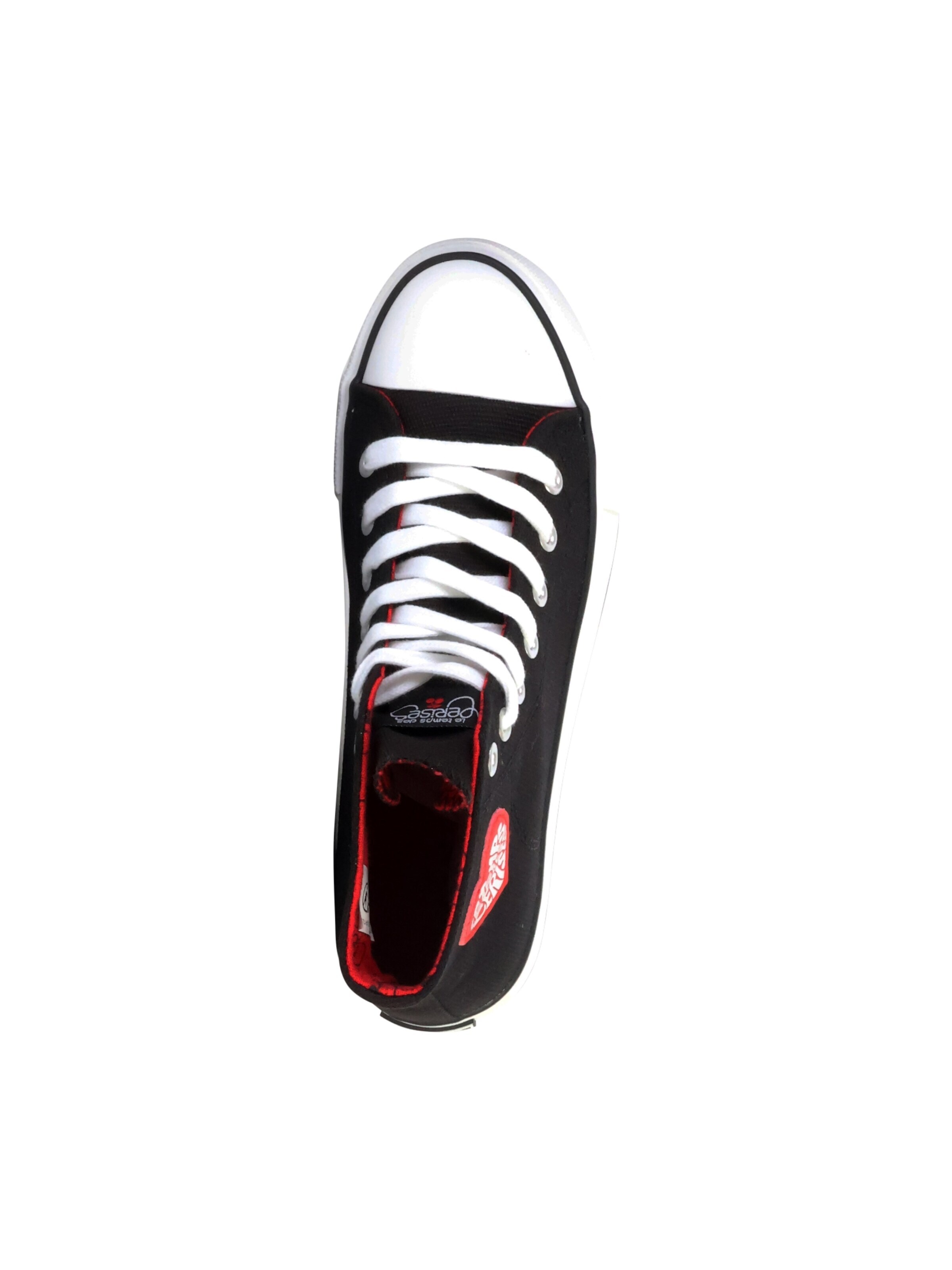 Baskets hautes Le Temps Des Cerises en noir