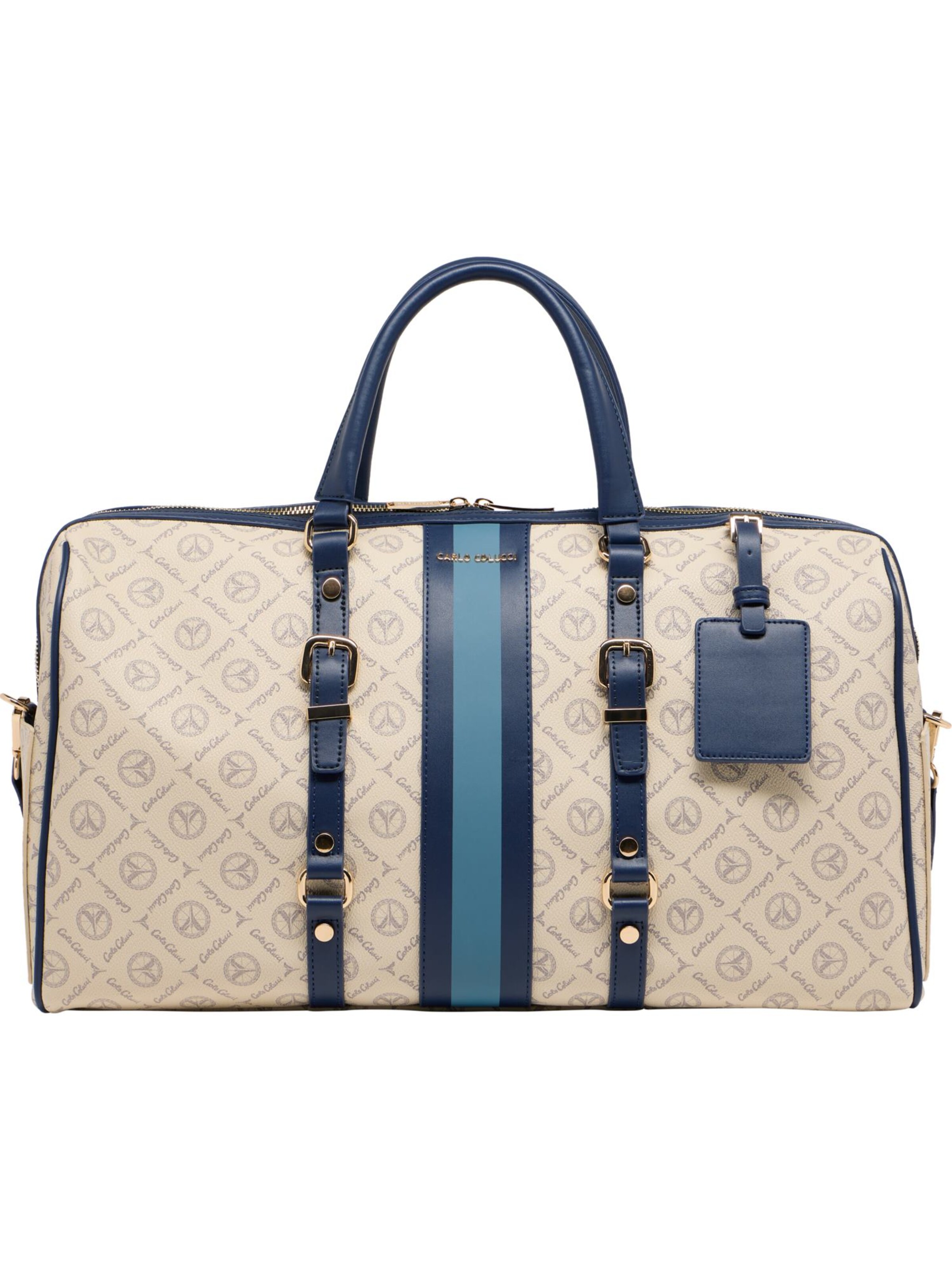 Carlo Colucci Weekender ' Detassis ' in Beige